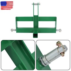 3 Point 2″ Receiver Hitch Drawbar W/Suitcase Weight Brackets For CAT 1 Tractor