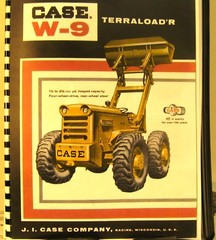 J.I. Case Model W-9 TERRALOAD’R 1 1/4 -2 3/4 Heaped Capacity 4 Wh. Dr Rear S