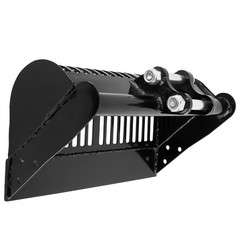 Skeleton Screen Bucket 600mm 25x160mm Pin Heavy Equipment For Mini Excavator