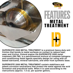 SUPERKOTE 2000 Metal Treatment Lubricant Anti Friction EP 1GAL 1PACK