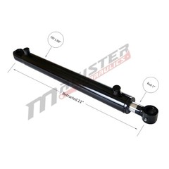 Hydraulic Cylinder Welded Double Acting 1.5″ Bore 12″ Stroke Tang 1.5×12 WTG NEW