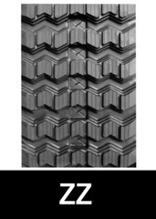 Size 320x86x49 Z Rubber Track Set Qty 2 Bobcat T180 T190 T550 T570 T590 T595