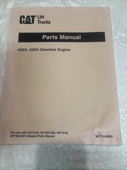 CAT Forklift Parts Manual 4G63 4G64 Gasoline Engine MPN 98715-40050