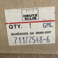 NOS Deutz Allis Gleaner OEM Countershaft Separator Fan Belt 71177548