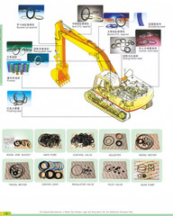9180580 BUCKET CYLINDER SEAL KIT FITS HITACHI ZX270,ZX280LC