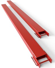 Pallet Fork Extensions Forklift Extensions 84″ / 72″ Heavy Duty Steel 5500 LBS
