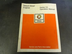 Detroit Diesel Series 53 Engines Operators Manual 6SE337 7/75
