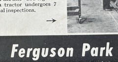 Vtg Ferguson Tractor System Implements Photos Salesman Pocket Binder Manual 40s