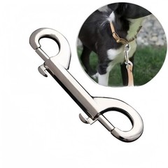 UPEYXDQR Double Ended Bolt Snap Hooks 3.5inch/88mm Zinc One Size, Silver