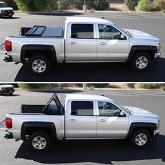 Fits 09-21 5’8″/ 5.7’/ 68″ Short Bed Trifold Tonneau Cover