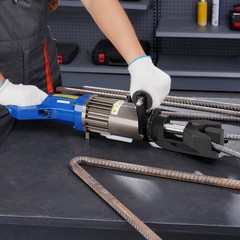 Electric Hydraulic Rebar Bender, 1500W Portable Rebar Bending Machine, Bending u