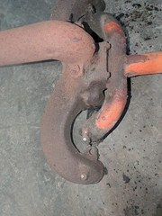 Case 411 Tractor 251 Engine Original Exhaust & Intake Manifold Ji Case Part
