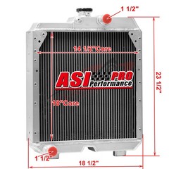 4Row 70mm Aluminum Radiator Fit Case IH Ford New Holland TK100A TN60DA S5172928
