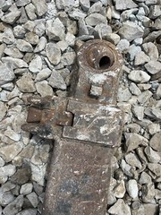 Allis Chalmers 6060 6070 6080 L.H Lower Lift Arm Tag #1576