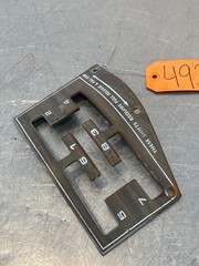 1979 Massey Ferguson MF 2775 Tractor Shift Lever Guide Panel