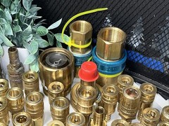 260 QTY! MASSIVE MIX LOT- Parker Swagelok Dixon Quick Disconnect Brass Stainless