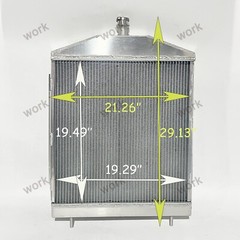 Aluminum Tractor Radiator for Lincoln Welder 200 250 AMP SA200 SA250 # G10877198