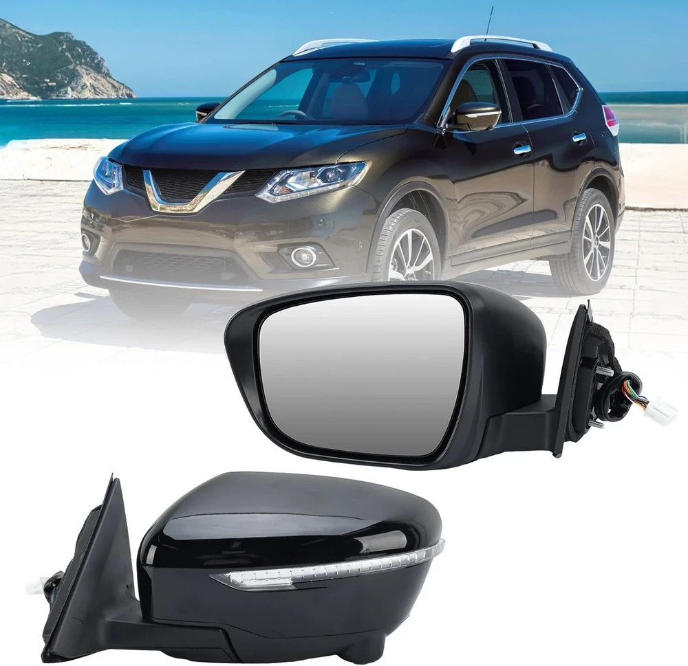 Left Driver Side Mirror Compatible with Nissan Rogue 2014-2020 with Heated Power