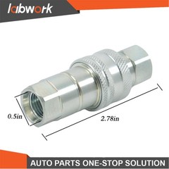Labwork High-Pressure Hydraulic Coupler Pair LVA16843 + AW32184 For John Deere
