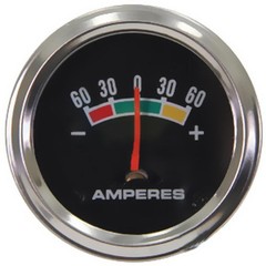Ammeter Gauge (60-0-60) Fits Universal Products Models