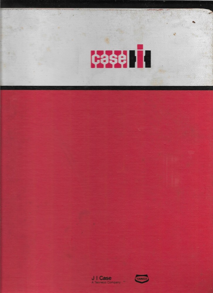 J I CASE TRACTOR D-6 SERIES Model 836 846 856 876 936 946 956 976 Service Manual