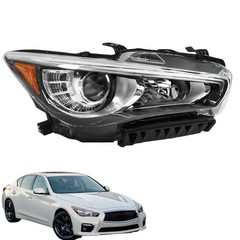 Headlight Assembly RH Replacement 2014-2017 Q50 Direct Mount w/o AFS 260104HB0B