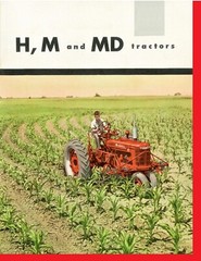 International Harvester McCormick Farmall H M MD Tractor Color Dealer Brochure