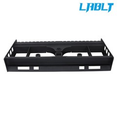 Heavy-Duty Skid Steer Pallet Fork Frame W/Receiver Hitch & Spear Sleeves 2500LBS