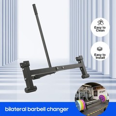 Bilateral Barbell Changer For Changing Plates Handle Deadlift Gyms Home Fitness