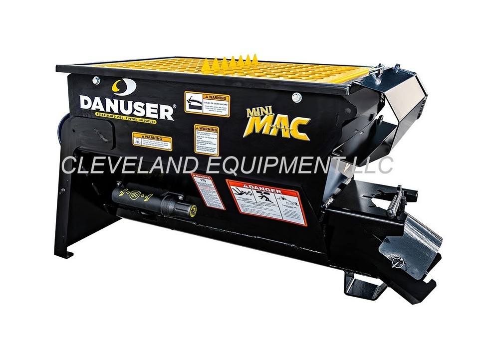 DANUSER MINI MAC BUCKET Mini Skid Steer Concrete Cement Mixer Toro Dingo Vermeer