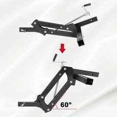 50″ Manual Quick Implement Lift 1-Point Lift System For ATV/UTV w/2″ Receiver