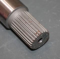 Bosch Rexroth Boost Pump Shaft R902536413, Northern Gear, Hydraulic Gear Output