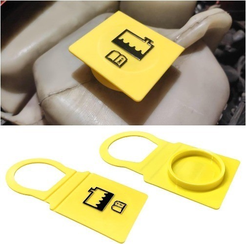 Engine Coolant Reservoir Cap, Coolant Recovery Water Tank Cap 55111074AA 2 PCS