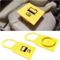 Engine Coolant Reservoir Cap, Coolant Recovery Water Tank Cap 55111074AA 2 PCS