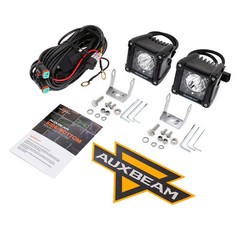 AUXBEAM 3″ LED Work Lights Bar Pod for John Deere Case IH Tractor 9400 9400 9410