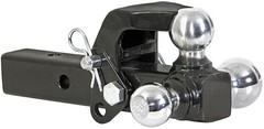 Buyers Products 1802279 Tri-Ball Truck Hitch With Hook, 6 x 14 x 9, Black