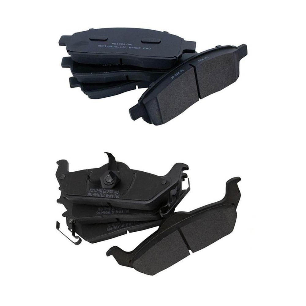 Front Rear Brake Pad Kit Ford F150 4.2-5.4L 04-08 Mark LT 5.4L 06-08 BFA13022