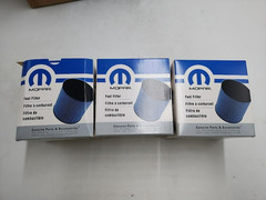 LOT OF 3 Mopar OEM Fuel Water Separator 68436631AA-001 Filter Kit