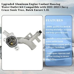 Engine Coolant Housing Water Outlet Hose Fit Chevy Cruze Sonic Trax Buick Encore