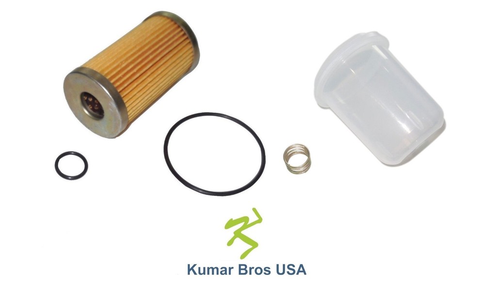 New Fuel Filter/BOWL/Spring FITS Kubota L45 L4350 L4600 L4610