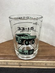 Rare GM Terex 33-15 Hauler Off Highway Dump Truck – Vintage Measuring Shot Glass