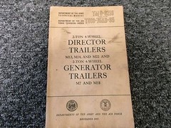 1953 War Department M13 M14 & M22 Director Trailer Owner Service Repair Manual