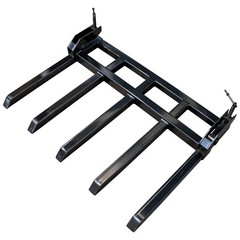 42″ Clamp on Debris Forks to 48″ Bucket 2500lbs Heavy Duty Pallet Forks Tractor