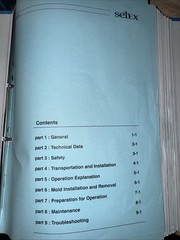 Selex/Woojin -Injection Molding Instruction Manual. 2005 T0 2009