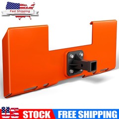 3/8″ Thick Skid Steer Mount Plate 3000LBS w/ 2″ Removable Trailer Hitch Receiver