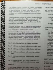 Deutz Allis-Chalmers 70 Series 71 72 73 74 75 Planting Unit Operator Manual 9/77