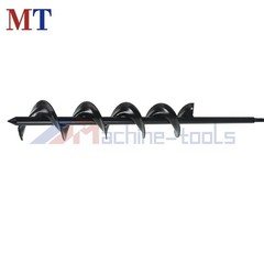 3 In × 24 In Earth Auger Drill Bit Solid Garden Plant Flower Bulb Rapid Planter