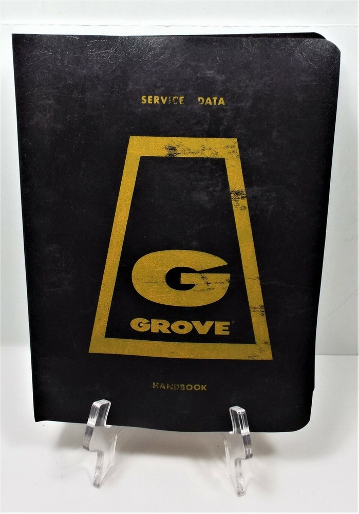 1979 Grove Crane Service Data Handbook w 1980 Changes – Walter Kidde & Co