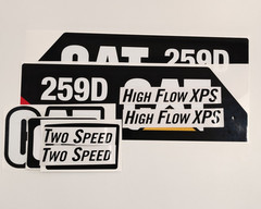 Replacement Decal Set fits Cat 259D Skid Steer Loader Aftermarket Stickers