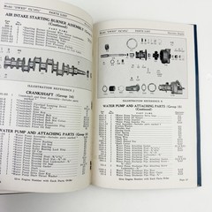 Hercules Diesel Engine Parts List Book DWX Series C D LD Vintage 1949
